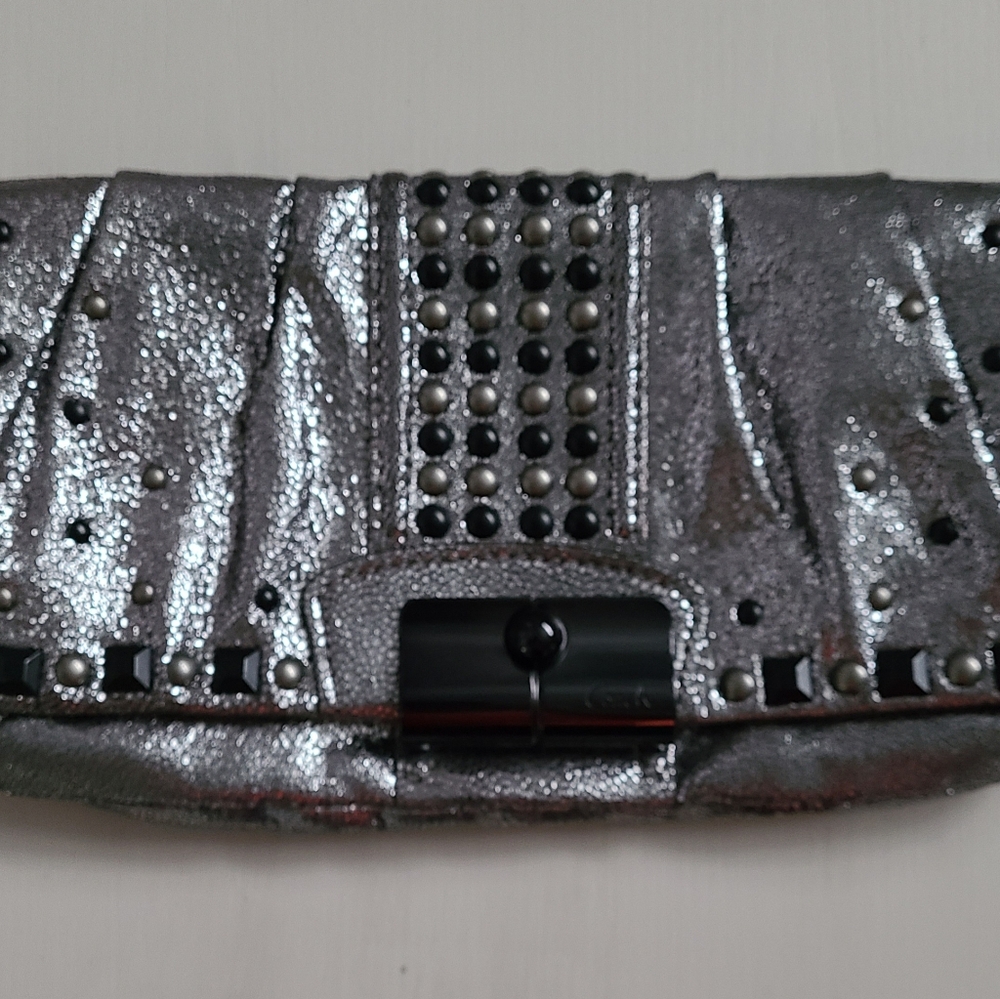 COACH Kristin Clutch Studded Limited Edition Metallic - Great for Prom!